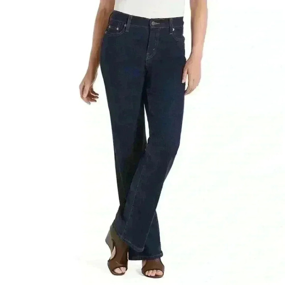 Levi’s Perfectly Slimming 512 Bootcut - Dark Denim - Picture 1 of 7